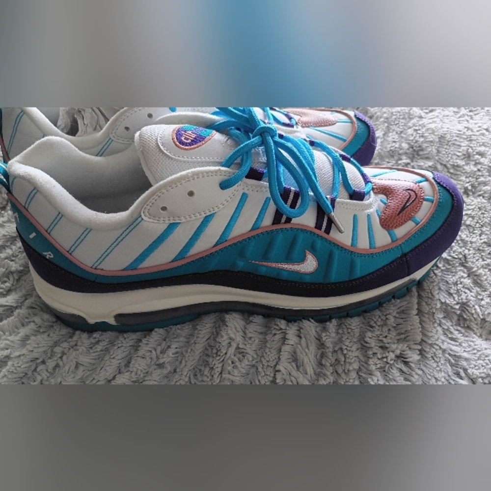 Nike AIRMAX 98. CHARLOTTE HORNETS EDITION - Picture 2 of 11